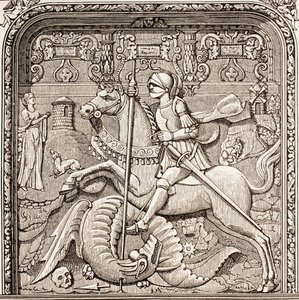 St. George Slaying the Dragon by French School